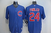 Chicago Cubs #24 Dexter Fowler Blue New Cool Base Stitched Baseball Jersey,baseball caps,new era cap wholesale,wholesale hats